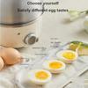 360W Electric Egg Boiler Breakfast Machine, Automatic Steamer Multicooker Egg Cookers, Egg Custard Steaming Cooker with Timer, 220V