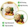 Adesivo Murale Cesto di Frutta Finta Autoadesivo Cucina Sala da Pranzo Armadio Frigorifero Decorazioni per la Casa Rimovibile
