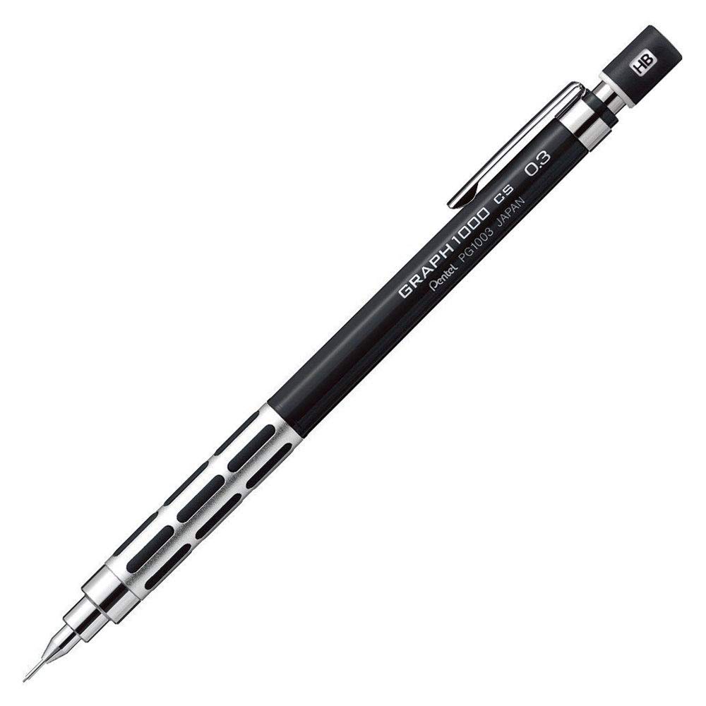 Pentel Graph 1000CS Black 0.3mm чёрный