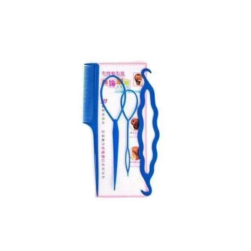 1/2/3set Weave Hair Clip Twist Hair Roller Hair Accessories Hair Braiding Tools Hair Dispenser Pull Hair Needle Hair Braider Kit