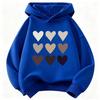 Kinder Niedlicher Herz-Harajuku-Hoodie - Jungen & Mädchen Herbst/Winter Lässiger Pullover