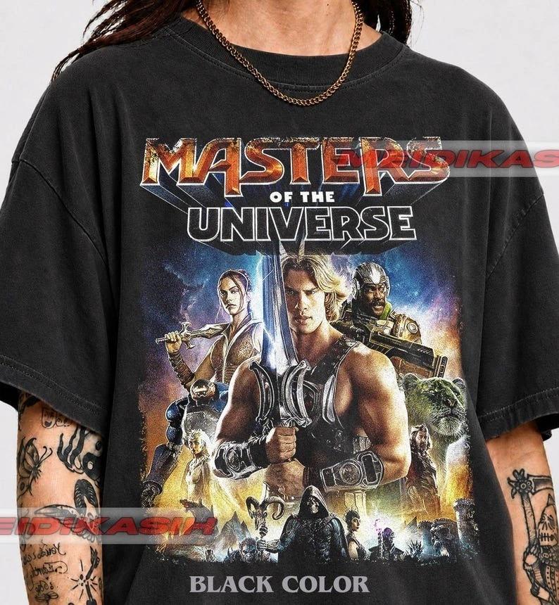2026 Master Universe Classic Movie Summer Unisexs Cotton Tshirt Comfortable Breathable Highquality Ins Y2k Fan Gift