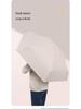 Compact Six-Fold Mini Vinyl Sunshade Umbrella for Women - Customizable High-End Parasol for Rain or Shine