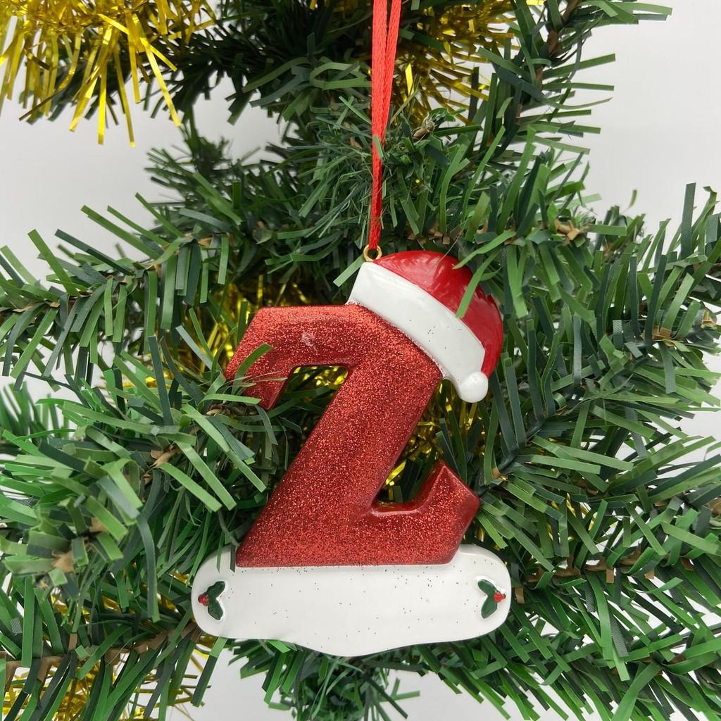 

Набор элегантных рождественских украшений в виде букв алфавита «Сделай сам», 26 смоляных букв для стильного декора Style Z