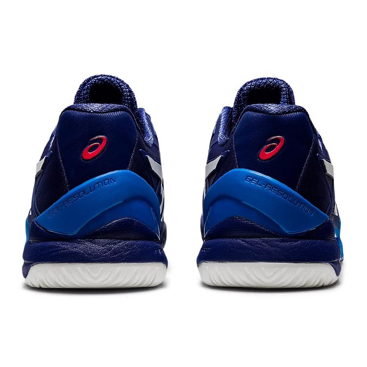 New Asics Gel Resolution 8 2E Wide 'Dive Blue' 1041A113-405