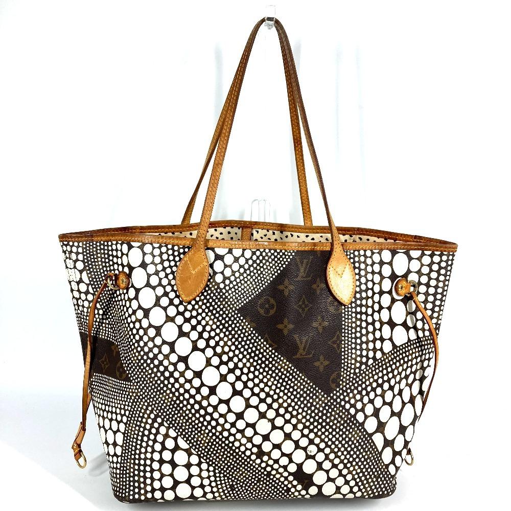 Louis Vuitton M40684  Monogram Pumpkin Dot Neverfull MM Tote Bag Shoulder Bag
