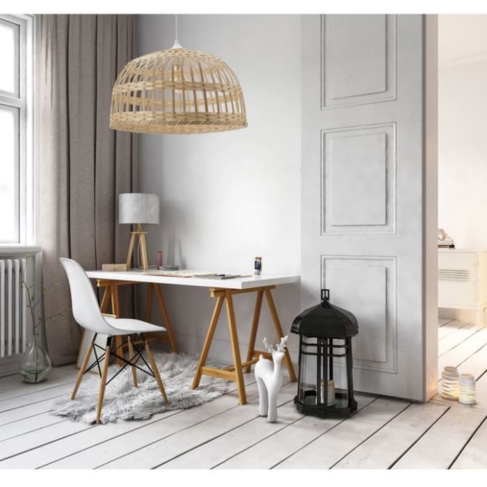 Suspension - Lussiol - Phuket - Ø 40 Cm - Bambou Naturel - Design Contemporain