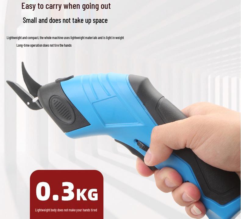 Lithium Rechargeable Electric Fabric Cutting Scissors - Handheld Sewing Shears