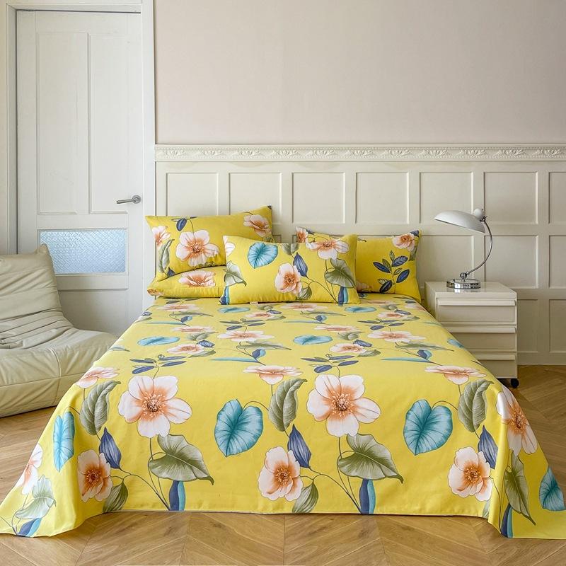 Velkoobchod od výrobce staré hrubé plátno povlečení třídílná sada potištěná staré hrubé plátno jednotlivý kus rohož kang jednotlivá přikrývka