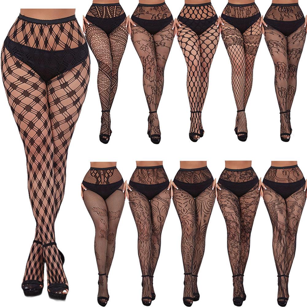 Jacquard Bat Netting Stockings Dense Bat Netting Jacquard Fishnet Stockings