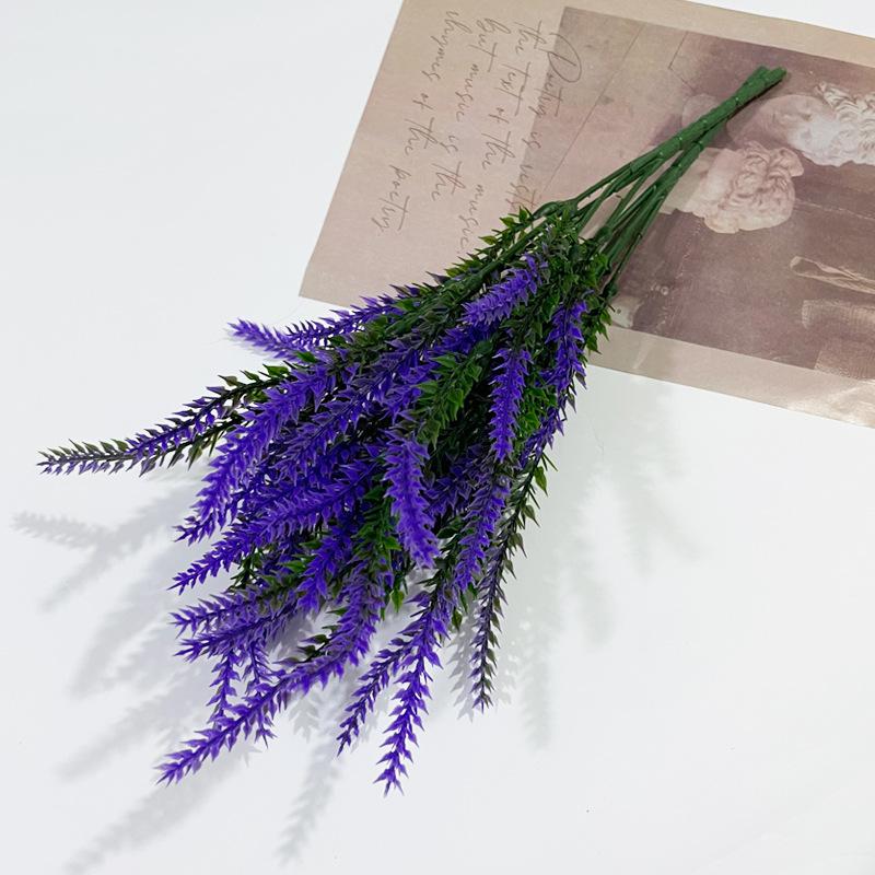Kunststoff Künstliche Blume Lavendel Gefälschte Blume Topf Dekoration Nachahmung Wasser Pflanze Hochzeit Dekoration Requisiten