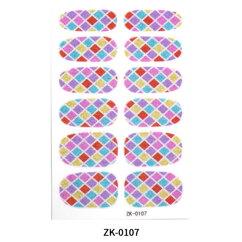 Neue Nail Art Sticker Cartoon Niedliche Zwiebel Rosa Liebe Wasserdichte Nagelaufkleber Vollständiger Aufkleber