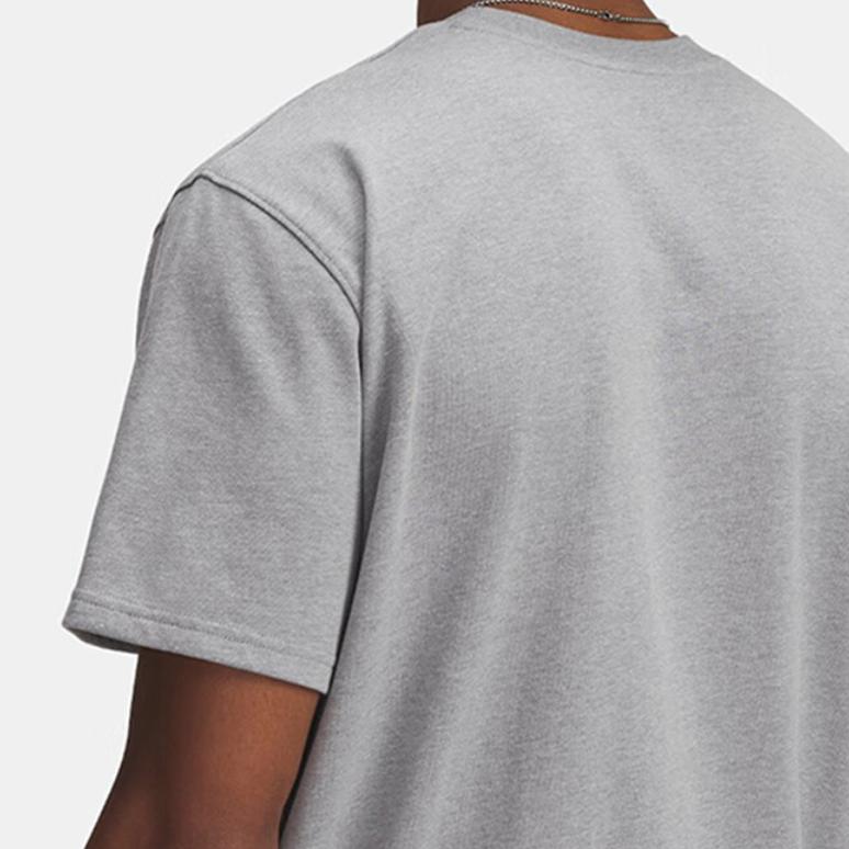 Under Armour T Shirts Men's Gray Crew Neck Moderate 1387107-035