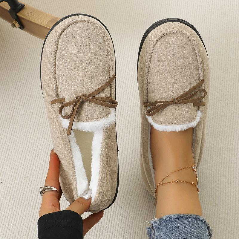 Teplé zimní dámské pantofle Tiché nadýchané pantofle Dámské pantofle s měkkou podrážkou Dámské domácí pantofle Ležérní dámská obuv do obývacího pokoje Obuv