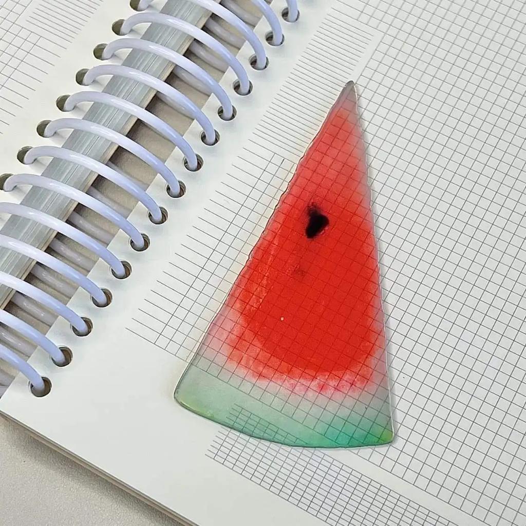Creative Apple Slice Bookmark with Simulation Funny Design Sense for INS Fixed Book Photography Cartoon Cute Note Bookmark