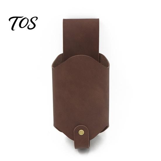 Drink Can Holder Waist Hanging Beer Holder, Faux Leather Soda Beverage Portable Holster for Belt, Accessories Lovers Camping
