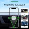 Gravity-Sensing Car Phone Holder with Buckle Mount for Air Vent Navigation