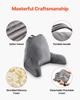 Reading Pillow Large Size Bed Pillow with Shredded Memory Foam Washable