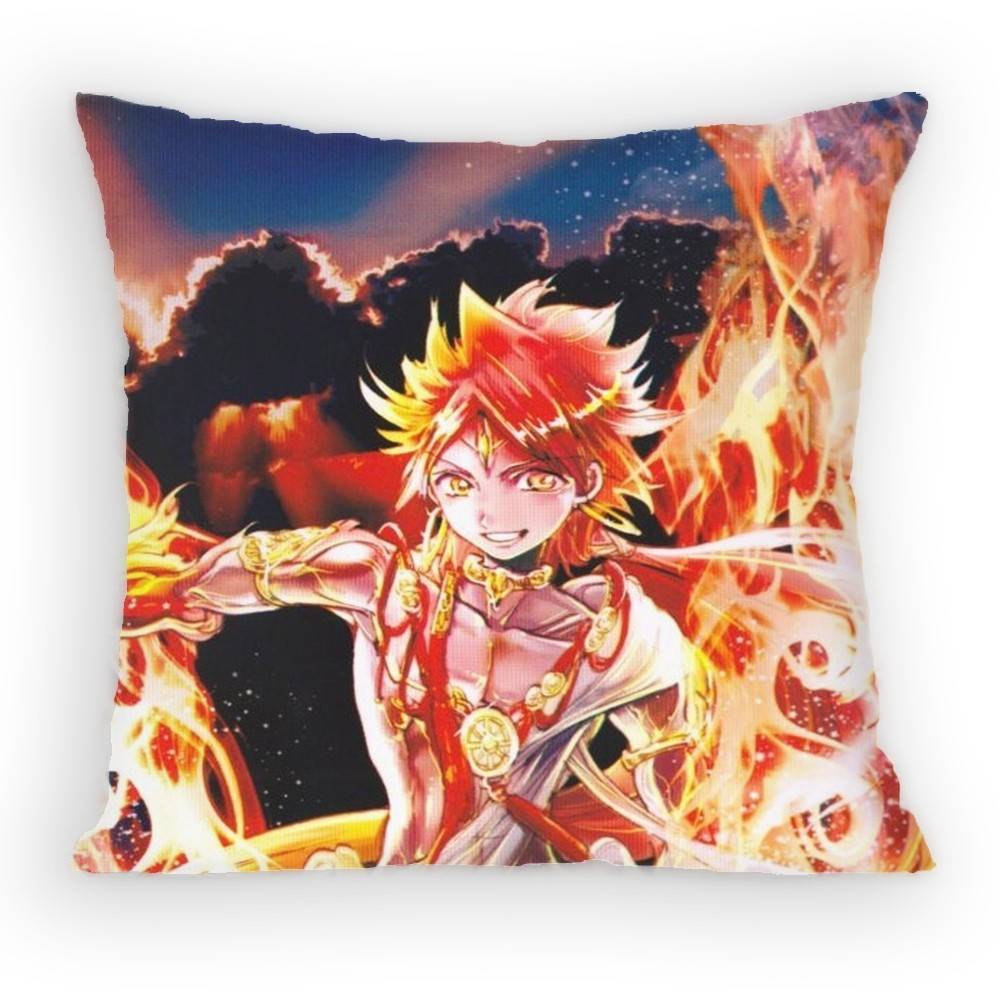 Magi The Labyrinth of Magic Anime Pillow Case Sofa Living Room Bedroom Headboard Backrest Cushion Square Cushion Nap Time