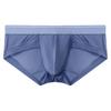 Men Briefs Summer 3D Pouch Solid Color Soft Sheer Breathable Comfortable Stretch Quick Drying Male Triangle Bikini Underwear