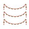 2.5cm Pom-pom Soldier Nutcracker Christmas Wreath Decoration Flag