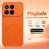 PU Leather Magnetic Wireless Charging Case For Magsafe Xiaomi Poco C75 C85X C81 M7 Plus M8 X8 X7 F5 F6 F7 F8 F9 Pro Max Ultra