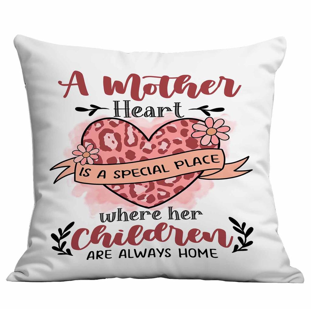 Neue rosa bedruckte Muttertags-Kissenhülle Heimkissen-Kissenhülle