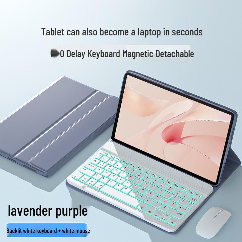 2025 Honor MagicPad3 13.3'' Protective Case with Bluetooth Keyboard & Full Edge Soft Shell