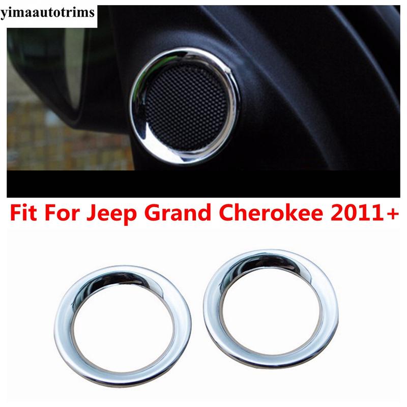 

Accessories For Jeep Grand Cherokee 2011 - Front Stereo Speaker Audio Loudspeaker Sound Ring Cover Trim ABS Interior Kit