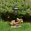 Carrot Resin Solar Outdoor Light Statue