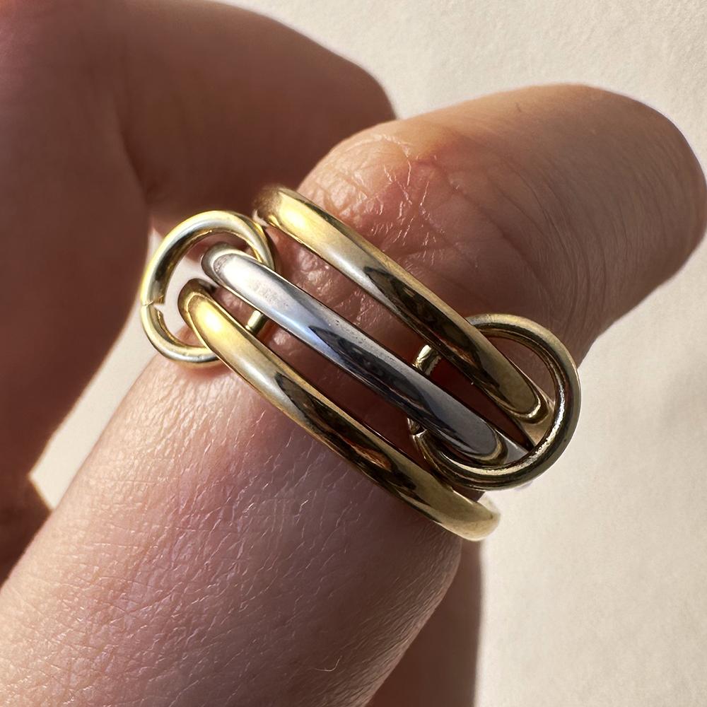 Minimalist Two- Design Stackable Rings For Women Stainless Steel Three-pieces Size 5-13 Spinelli Kilcollin Ring Jewelry