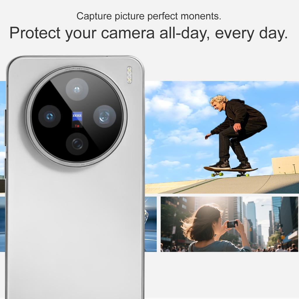 For Vivo X200s 5G Glass IMAK High Definition Glass Lens Film Black Version