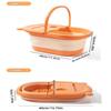 1pcCollapsible Foot Soaking Bucket, Foot Washing Basin for Dormitories and Households, Foot Bath Basin with Massage Function