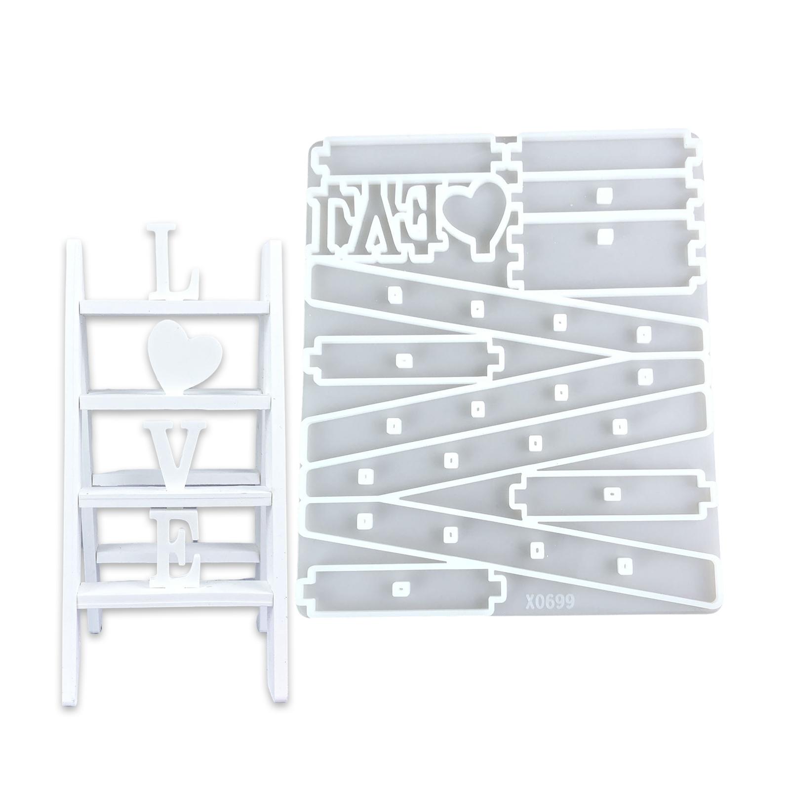 

Художественная форма в виде лестницы Силиконовая форма Формы для украшения офисного стола Силиконовая текстура для ручной работы и украшений