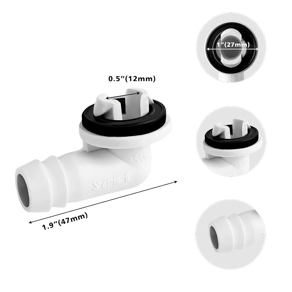 Długi Wąż Odpływowy Klimatyzatora Długość 10 stóp Gruby Materiał ABS+P 1 8 mm Odpowiedni do Domów Biur Hoteli Szpitali 4