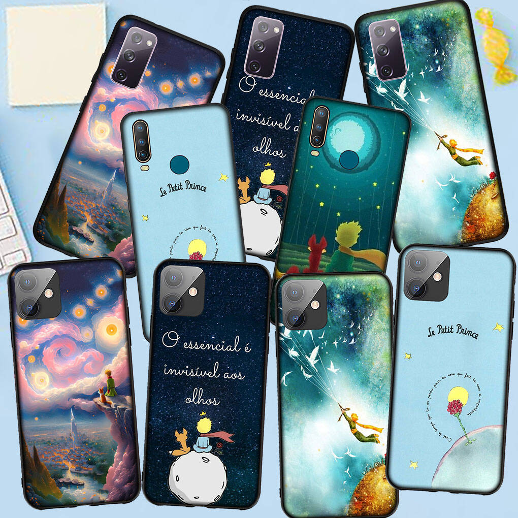 Phone Case for Samsung Galaxy S25 S23 S22 S21 S24 Ultra FE A05 A06 A15 A16 A36 A37 A35 A54 A55 A56 A57 A25 A26 A53 A17 Anime The Little Prince Cover