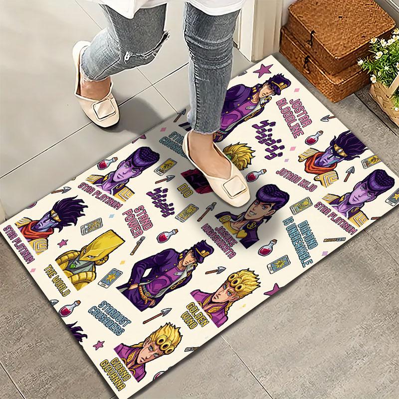 Jojos Bizarre Adventure Carpet Rug For Living Room Bedroom Home Sofa Decoration Kids Play Nonslip Floor Mat