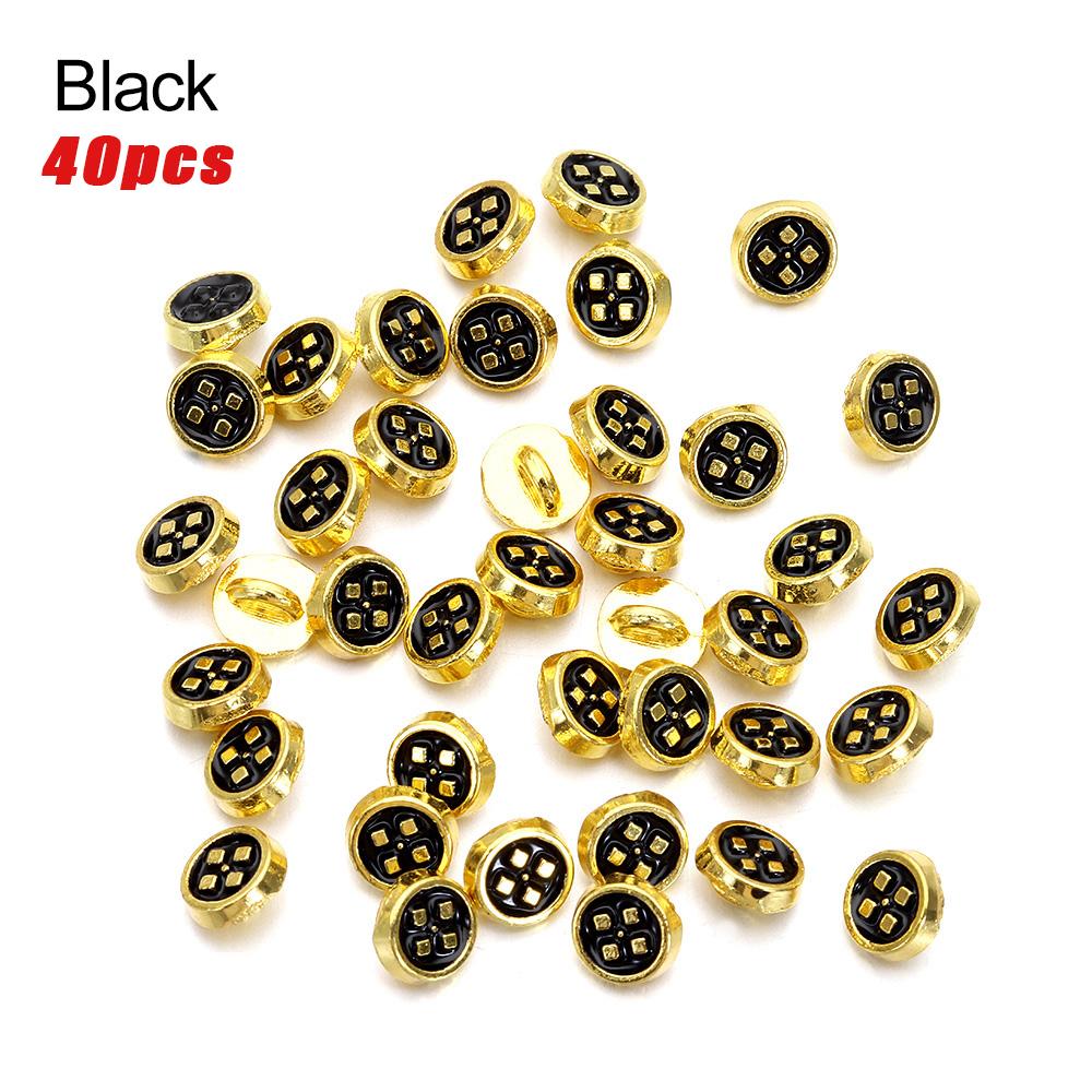 20/40Pcs Mini Metal Button Buckle DIY Doll Clothes Decor Buckle 5mm Star Buckles for Handmade DIY Crafts Sewing Accessories