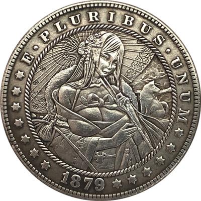 1879 USA UNITED STATES Beauty Hobo Nickel Commemorative Collectible Souvenirs Silver Coins