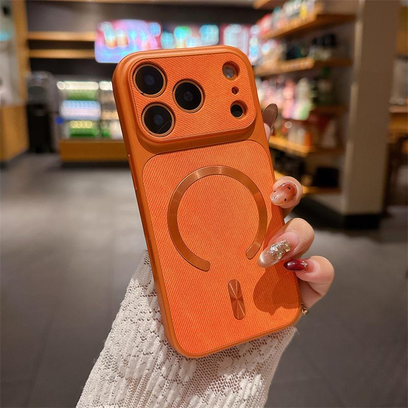 

Denim Texture Magnetic Leather Phone Case for iPhone 15/16 Pro Max/13 iPhone 12