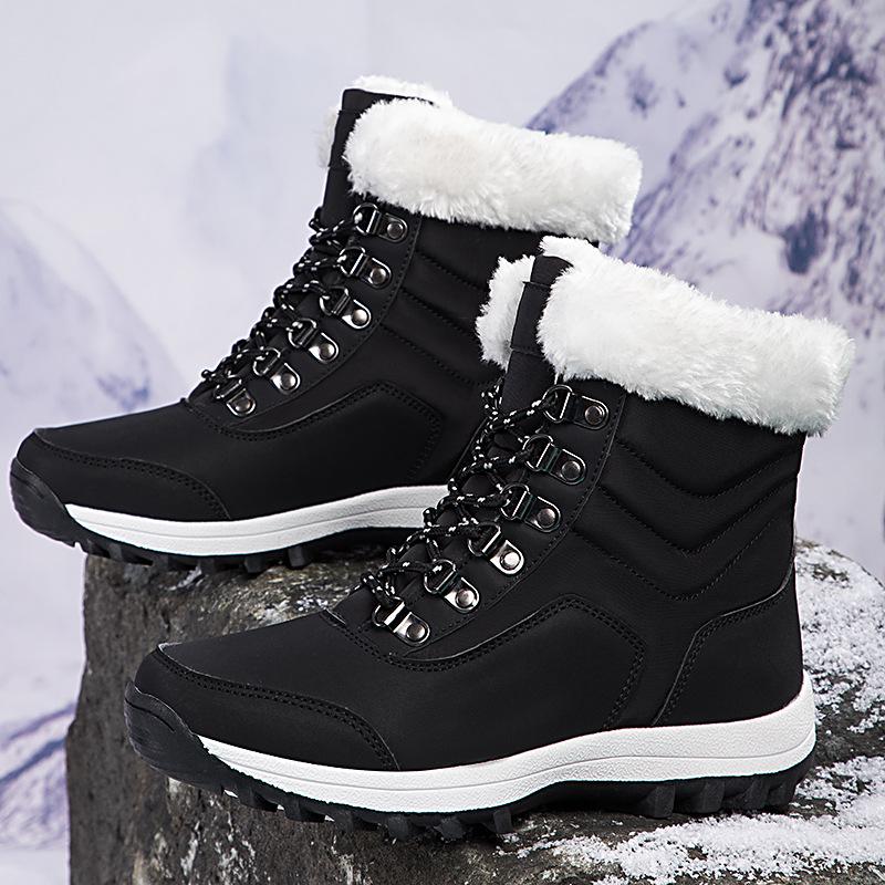 Unisex Thick Plush Winter Snow Boots