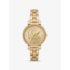 Sofie Crystal Two-Tone Stainless Steel Ladies Watch MK4334