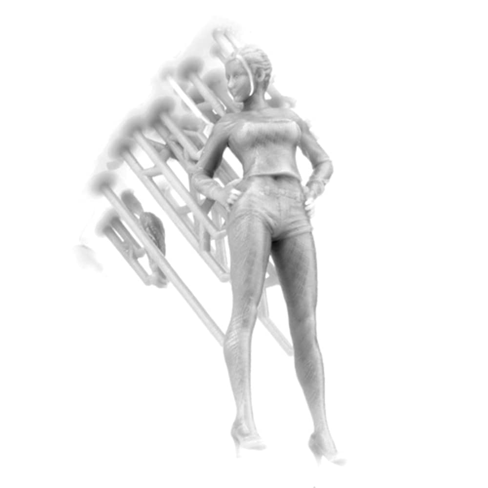 Sol Model 1/35 Short Style Yuna (3D Print) Resin Kit C728