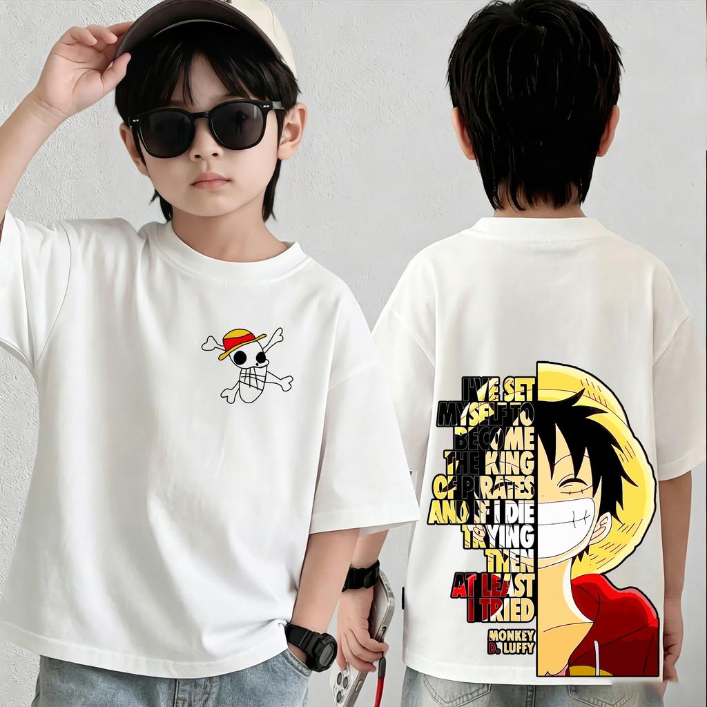 Nuovo Arrivo Estivo T-shirt a Maniche Corte con Stampa Pattern unisex stampa anime casual alla moda streetwear stile Y2K