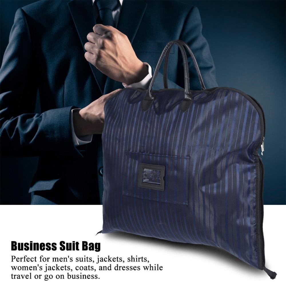 

Black Waterproof Business Suit Bag Oxford Fabric Business Suit Carrier Business Travel синій