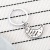 Planet Moon Stainless Steel Couple Keychain Romantic Universe Design Fashion Pendant Practical Valentine's Day Gift