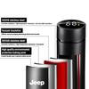 Auto Smart Thermosflasche mit Temperaturanzeige Kaffeetasse für Jeep Renegade Wrangler JK Grand Cherokee XJ Willys Compass Command Patriot