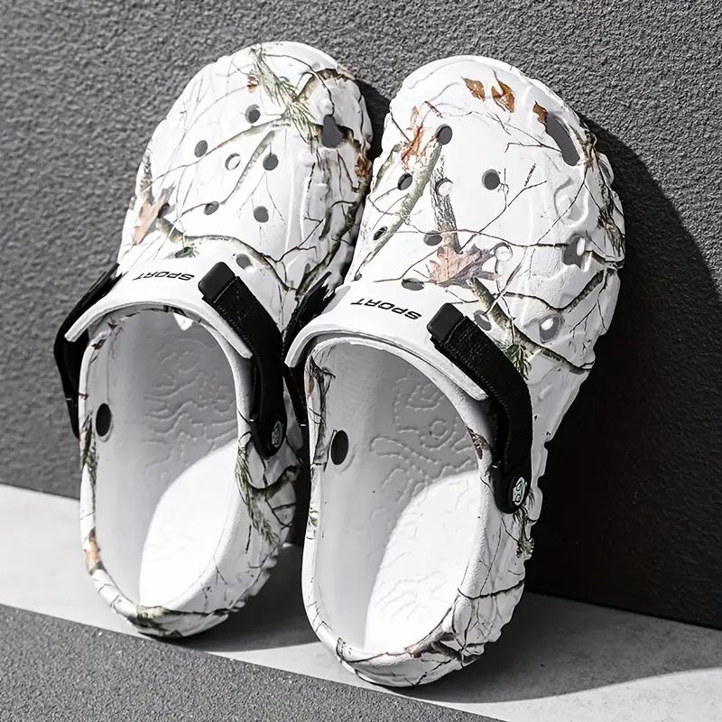 

Мужские однотонные полые сабо, удобные нескользящие прочные тапочки с мягкой подошвой для активного отдыха на открытом воздухе 45