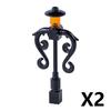Halloween Decorative MOC Building Blocks Pumpkin Carriage Tombstone Skeleton Flame Horse Accessories Elf House Bricks Toys Gifts