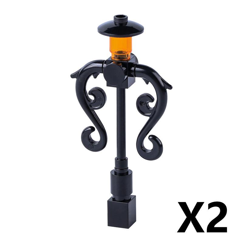 Halloween Decorative MOC Building Blocks Pumpkin Carriage Tombstone Skeleton Flame Horse Accessories Elf House Bricks Toys Gifts